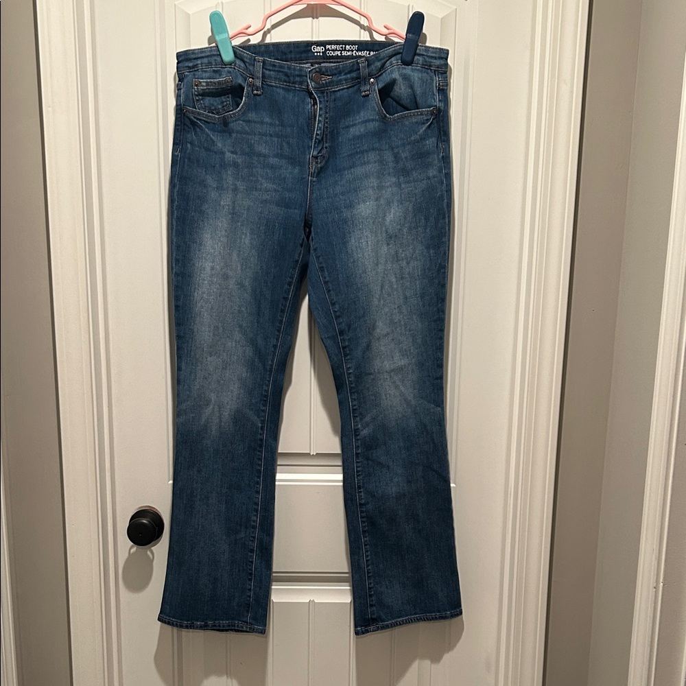 GAP Women's Classic Blue Boot Cut Jeans